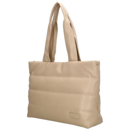 Zebra Evie laptoptas licht taupe