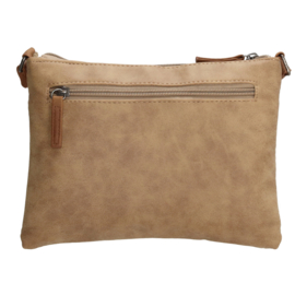 Beagles schoudertas Brunete licht taupe