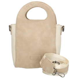 Zebra Trends Selene handtas crème
