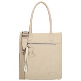 Zebra Trends Rosalyn shopper donker beige