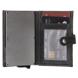 Hide & Stitches Idaho safety wallet zwart