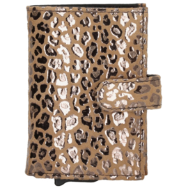 Charm London Camberwell safety wallet goud leopard