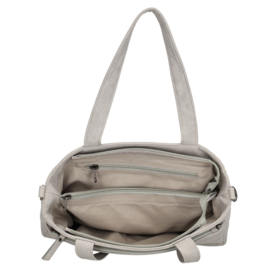 Beagles Malaga shopper licht grijs