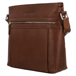 Hide & Stitches Mississppi schoudertas cognac