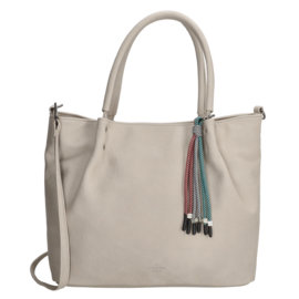 Charm London Tottenham handtas licht taupe