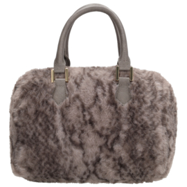 Charm London Stockholm handtas grijs slangenprint