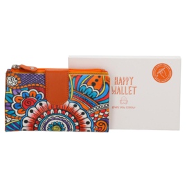 happy Wallet portemonnee multicolour Aztec