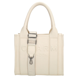 Charm London bond handtas natuur gebroken wit