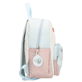 Zebra trends Mike & Molly rugzak licht blauw