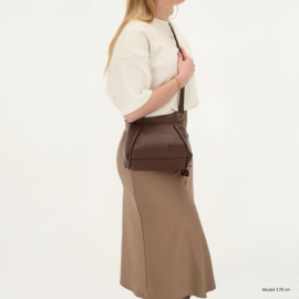 Zebra Trends Sofie crossbodytas donker bruin