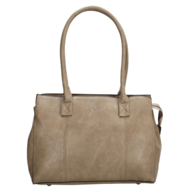 Charm London Dow Gate shopper donker taupe