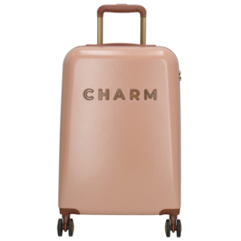 Charm london Travel koffer roze