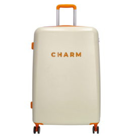 Charm London travel koffer beige-multi