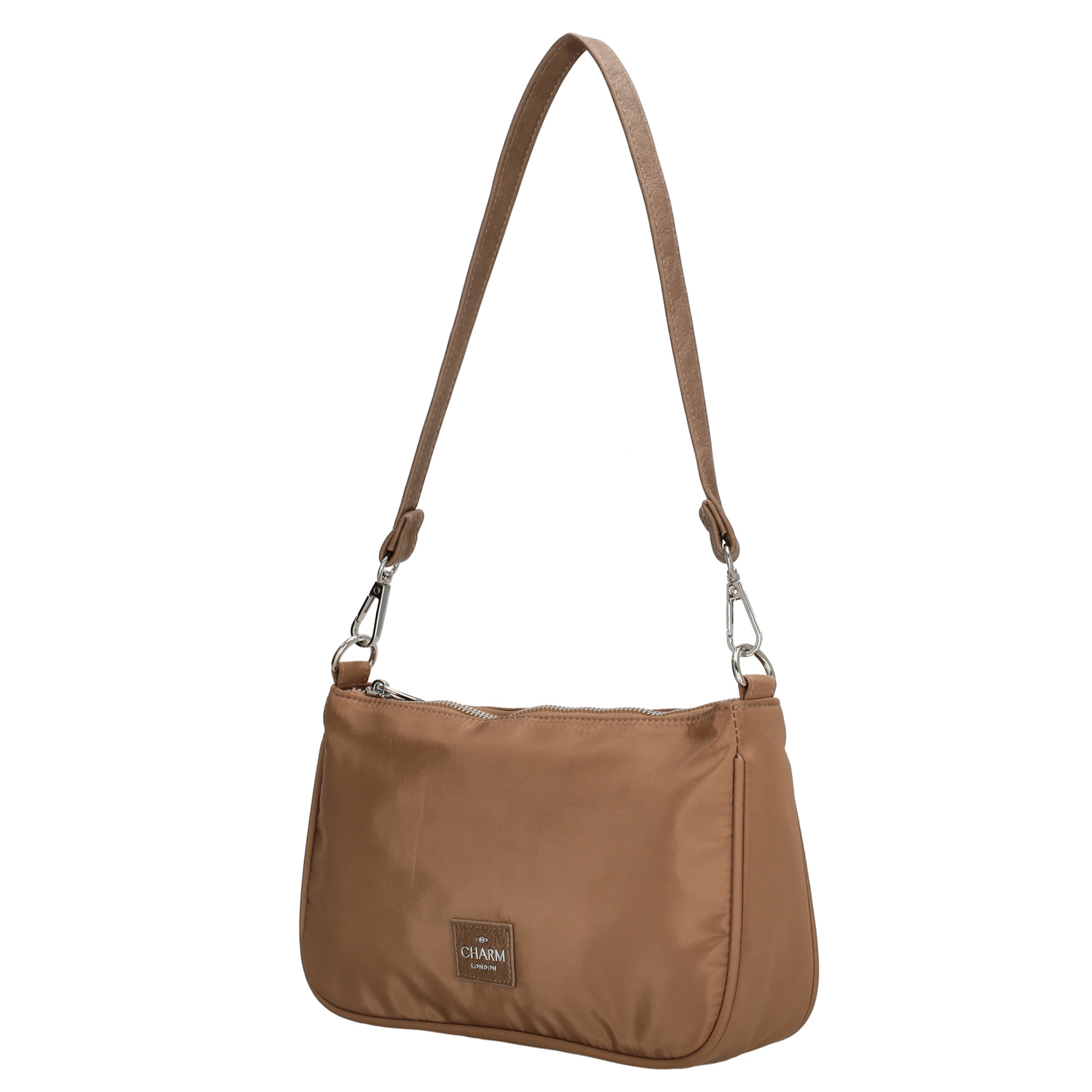 Charm London Odeon schoudertas taupe