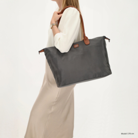 Charm London Buckingham handtas olifant grijs