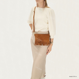 Charm london Elisa schoudertas cognac