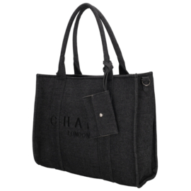 Charm London bond shopper zwart