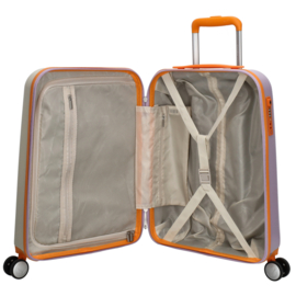 Charm london Travel koffer beige-multi