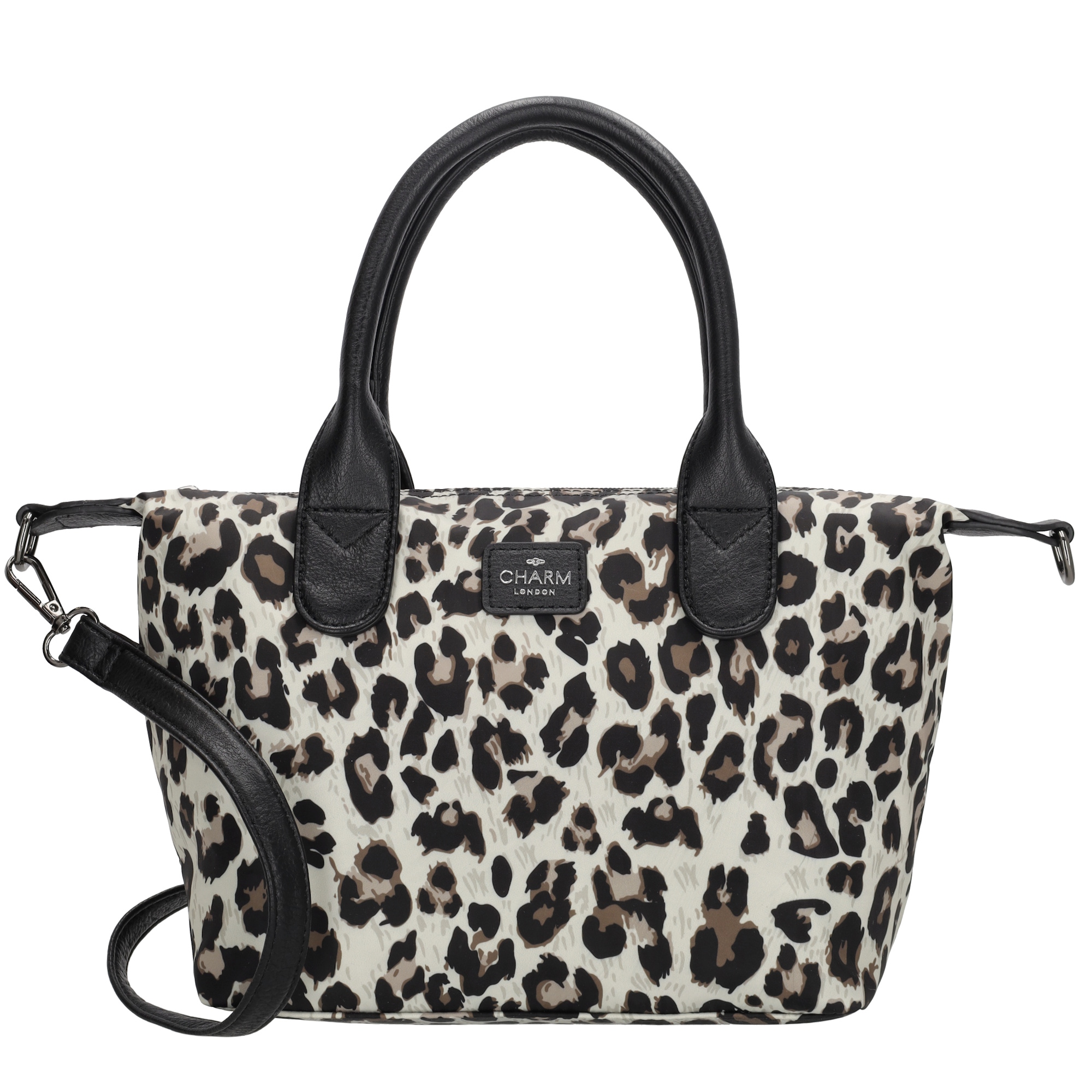 Charm London Buckingham handtas luipaard beige