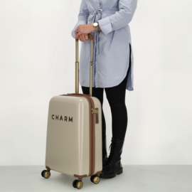 Charm london Travel koffer beige