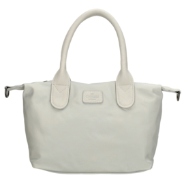 Charm London Buckingham mono handtas licht grijs