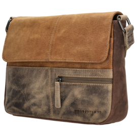 Hide & Stitches Himalaya schoudertas bruin