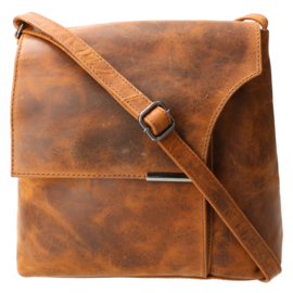 Leather Design schoudertas hunter