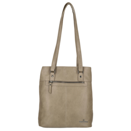 Enrico Benetti Julia rugtas licht taupe
