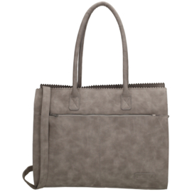 Zebra Noa laptoptas middengrijs