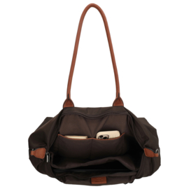 Charm London Buckingham handtas donkerbruin