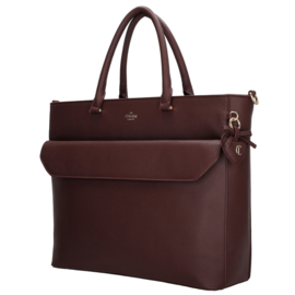 Charm London Cambridge laptoptas bordeaux