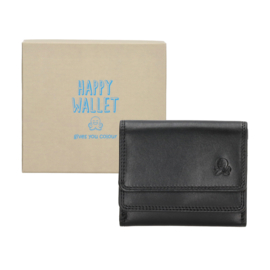 Happy Wallet Colourful portemonnee zwart
