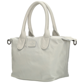 Charm London Buckingham mono handtas licht grijs