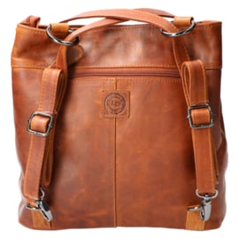 Leather Design rugzak natural
