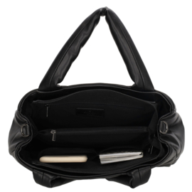 Charm London Manchester shopper zwart