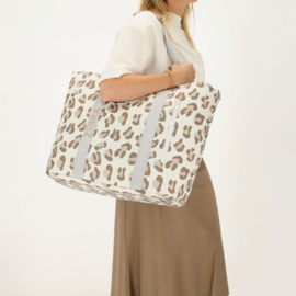 Zebra Trends Sally strand/koeltas luipaard beige