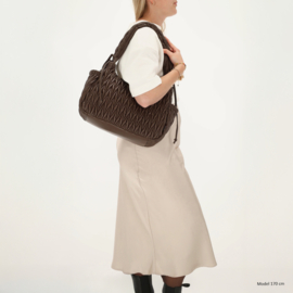 Charm London West End schoudertas donker bruin