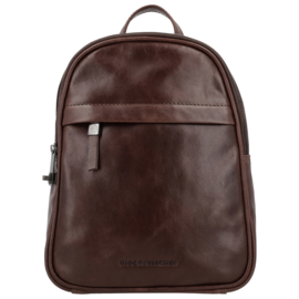 Hide & Stitches Porto lederen handtas donker bruin
