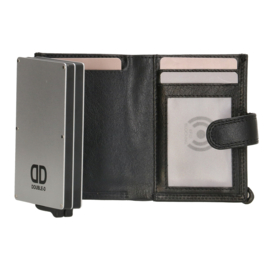 Double-D FH-serie safety wallet zwart dubbele casette