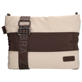 Zebra Trends Elske schoudertas streep bruin/beige