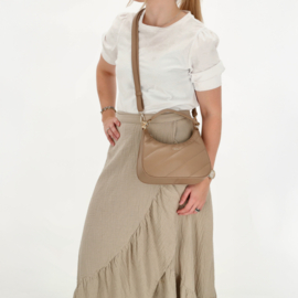 Charm London Via Dante schoudertas taupe