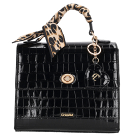 Charm London knightsbridge handtas zwart