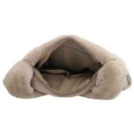 Beagles schoudertas Barakaldo licht taupe