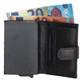 Hide & Stitches Wallowa safety wallet luipaard