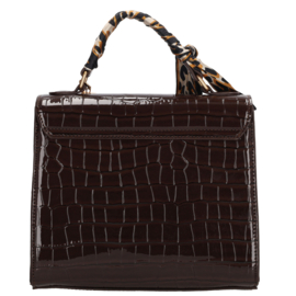 Charm London knightsbridge handtas donker bruin