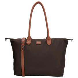 Charm London Buckingham handtas donkerbruin