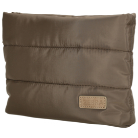Zebra Elske schoudertas donker taupe
