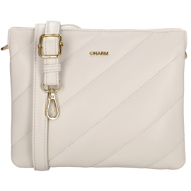 Charm London Via Dante schoudertas creme