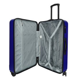 Enrico Benetti Edmonton koffer 80 cm staalblauw