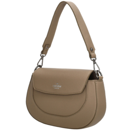 Charm London Montmarte schoudertas taupe
